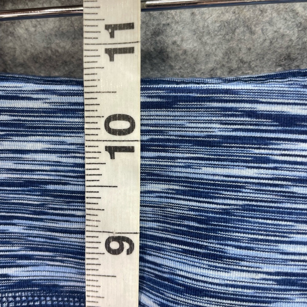 Zenergy by Chico's Leggings Womens Large 12 (2) Blue Cropped Pull On Athletic. - Picture 4 of 10